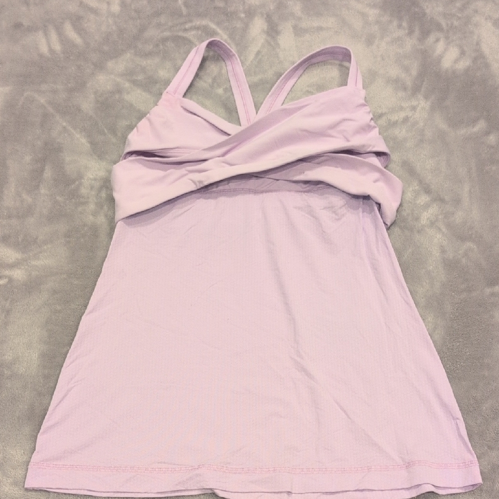 Lavender Women's Wrap Top